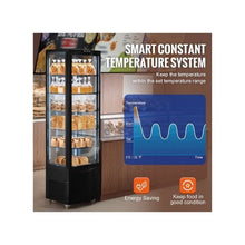 Commercial 9.8 Cu.Ft. Bakery Refrigerated Display Cabinet with LED Lighting & Air Cooling