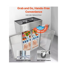 32.1 Cu.Ft. Professional 48 Inch Commercial 2 Door Commercial Refrigerator with Auto Defrost & Adjustable Shelves
