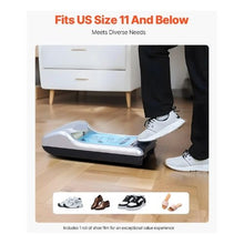 Hands Free Automatic Shoe Cover Dispenser with 600 Disposable Sole Membrane Covers for Home, Office, Lab & Hospital
