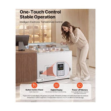 Commercial Horizontal Open Display Refrigerator 3.1 Cu.Ft. Grab-and-Go Merchandiser Cooler with LED Lights