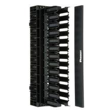 Horizontal Dual Sided Cable Manager Front And Rear Black NCMH2