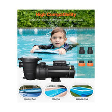 3450 RPM Dual-Speed Above Ground Swimming Pool Pump with 2HP High Power and Energy-Saving Low-Speed Operation