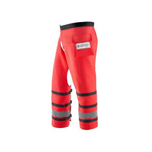 Large Chainsaw Safety Chaps, 38–40 Inch Waist Class D 8-Layer Wrap-Style Protective Pants with Adjustable Belt & Gear Pocket