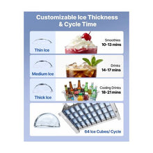 Automatic Freestanding Commercial Ice Maker Machine 100 lbs/24H for Home, Bar & Restaurant