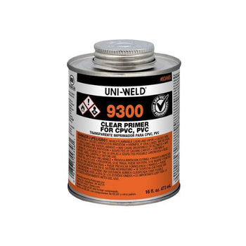 16 oz Clear Solvent Primer For PVC Pipe Joints Clear G9346S