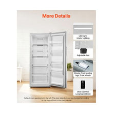 Large Capacity 14 Cu.Ft Convertible Upright Freezer with Frost Free Air Cooling Smart Temperature Control LED Lighting and Flexible Storage Shelves