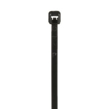 Nylon Weather Resistant Miniature Striped Locking Cable Tie Black PLT1M-L0 (Pack of 50)