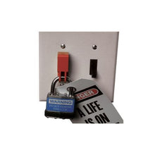 Nylon Toggle Switch Lockout For Switch Faceplates Red PSL-WS