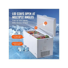 17.2 Cu.Ft Commercial Chest Freezer Energy Efficient Deep Storage Freezer with Adjustable Temperature Control White