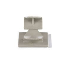 Latching Wire Clips with Rubber Adhesive Backing Gray LWC38-A-C14 (Pack of 100)