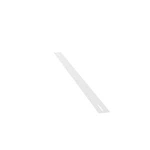 6 Inch Steel Cable Management Tray Protector White PWBTL6WH