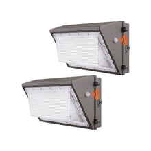 100W LED Wall Pack Lights 10800LM High Lumen Outdoor Security Fixture Waterproof Design 2 Pack