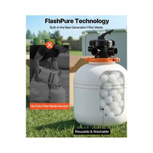 16 Inch Durable Leak-Resistant Sand Filter Pump for Above Ground Swimming Pools