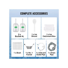 240KG/24H Professional Stainless Steel Snowflake Ice Machine for Ice Cream Shops & Cafes