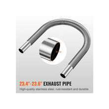 Complete Air Duct and Exhaust Pipe Set for 5KW/8KW Diesel Heaters Accessory Kit 3-Inch