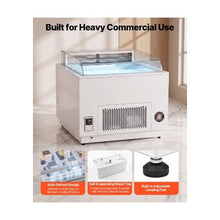 Commercial Horizontal Open Display Refrigerator 3.1 Cu.Ft. Grab-and-Go Merchandiser Cooler with LED Lights