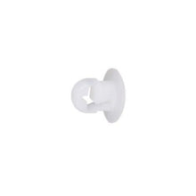 Nylon Indoor Push Button Cable Tie Mount Natural PBMS-H25-M