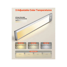 Magnetic Wireless Motion Sensor Rechargeable LED Cabinet Lights with Remote 2 PCS