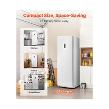 Large Capacity 14 Cu.Ft Convertible Upright Freezer with Frost Free Air Cooling Smart Temperature Control LED Lighting and Flexible Storage Shelves
