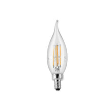 2725K Warm Lighting Elegant Flame Tip Classic Chandelier LED Candle Bulbs Warm Ambient Lighting 12 Count Pack
