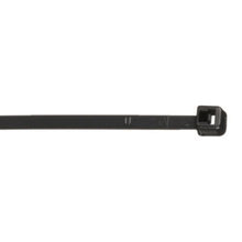 Nylon Weather Resistant Miniature Striped Locking Cable Tie Black PLT1M-L0 (Pack of 50)