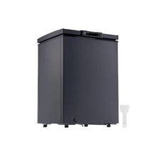 Compact Deep Freezer 3.3 Cu.Ft with Quiet Compressor Adjustable Thermostat Top Lid Design Black