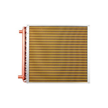 190K BTU 22 x 22 inch Water-to-Air Heat Exchanger with Copper Tubes and Aluminum Fins