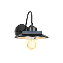 Farmhouse Waterproof Solar Powered Entryway Barn Style Wall Light Fixture With Motion Sensor