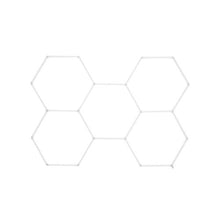 Ultra Bright 26400LM Modular Hexagon LED Garage Ceiling Lighting 5 Grid System
