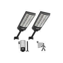 8000W Outdoor Dusk to Dawn LED Solar Flood Security Light for Driveway Yard 2 Pack