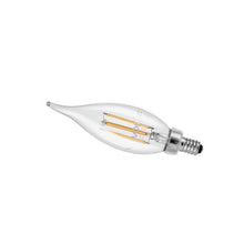 2725K Warm Lighting Elegant Flame Tip Classic Chandelier LED Candle Bulbs Warm Ambient Lighting 12 Count Pack