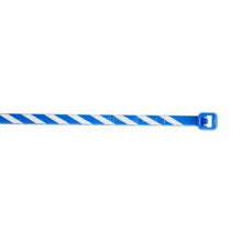 Nylon Standard Locking Cable Ties Blue With White PLT1M-L6-10 (Pack of 50)