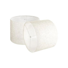 13x10 Inch Easy Assemble Medium Size Linen Drum Lampshades for Table Floor & Pendant Lights Set of Two