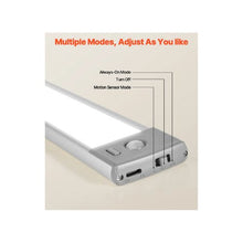 Magnetic Wireless Motion Sensor Rechargeable LED Cabinet Lights with Remote 2 PCS