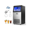 Built-In Commercial Ice Maker Machine 100 lbs/24H with 30 lb Storage Bin for Restaurants and Cafes