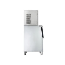 Automatic Commercial Ice Maker 650 lbs/24H with Stainless Steel Ice Storage Bin with Self-Cleaning Function
