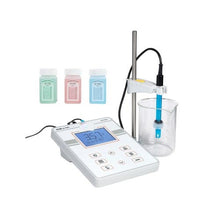 Benchtop Digital pH Meter 3-Point Calibration 0–14 pH Range Large Backlit Display with Temperature Testing & 50-Reading Memory