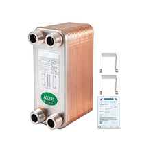 High-Efficiency Brazed Plate Heat Exchanger for Brewing, Solar, and HVAC Applications Applications 3 x 7.5 Inch