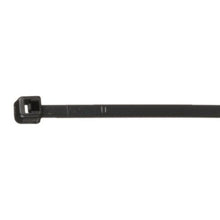 Nylon Weather Resistant Miniature Striped Locking Cable Tie Black PLT1M-L0 (Pack of 50)