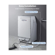 Automatic Freestanding Commercial Ice Maker Machine 100 lbs/24H for Home, Bar & Restaurant
