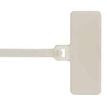 Nylon Flag Miniature Marker Premium Cable Tie Natural PLF1MB-C