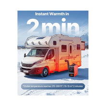 8kW All-in-One Portable Diesel Air Heater with Bluetooth App and Remote Control