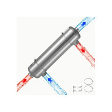 Heavy Duty 210K BTU Swimming Pool Heat Exchanger with 316L Stainless Steel Water-to-Water Heating System for Pools