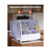 3.5 Cu. Ft. Curved Glass Countertop Refrigerated Display Case for Bakery & Dessert Shops