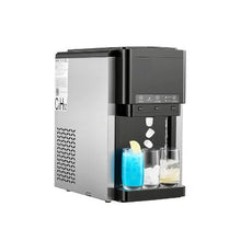 3-in-1 Countertop Water Dispenser with 35 LBS/24H Ice Maker and Cold Water Function