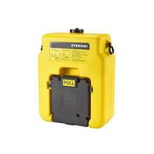 14 Gallon Portable Emergency Eyewash Station Dual Spray Nozzles, OSHA & ANSI Compliant Wall-Mount or Flat-Surface Yellow
