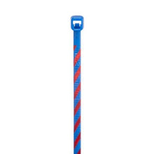 Nylon Standard Locking Cable Ties Blue With Red PLT1M-L6-2 (Pack of 50)