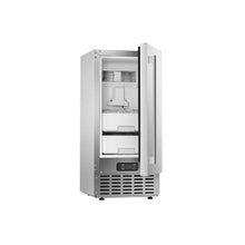 Built-In Under Counter Nugget Ice Maker 66 Lbs/24h Daily Ice Production with Electric Drain System