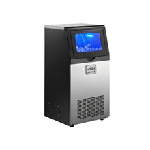 Built-In Commercial Ice Maker Machine 100 lbs/24H with 30 lb Storage Bin for Restaurants and Cafes