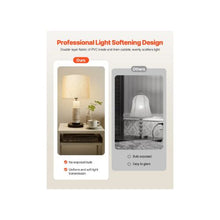 13x10 Inch Easy Assemble Medium Size Linen Drum Lampshades for Table Floor & Pendant Lights Set of Two